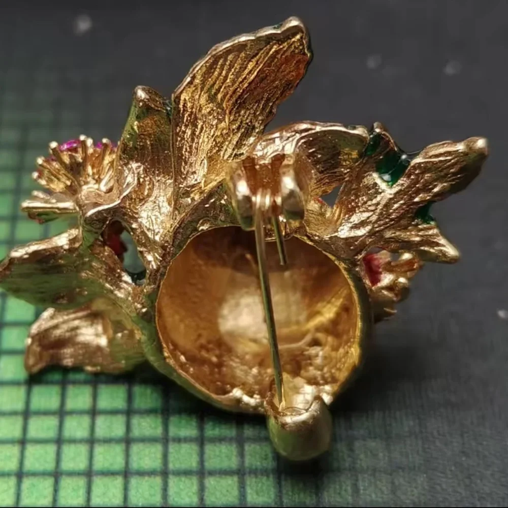 Anthropologie vibrant brooch